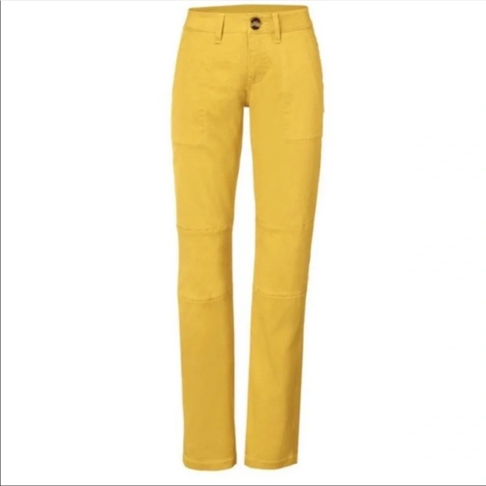 Cabi Utility Trousers Pants 2021 Mustard Yellow Size 16 - Picture 2 of 13